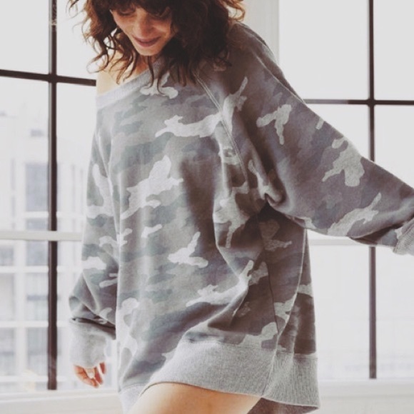 aerie Sweaters - Aerie Camo City Sweatshirt